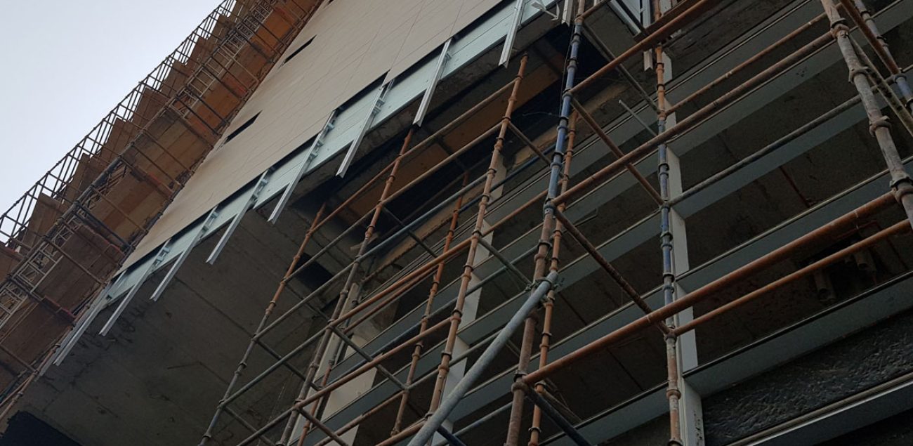 Facade Sub Frames Installation